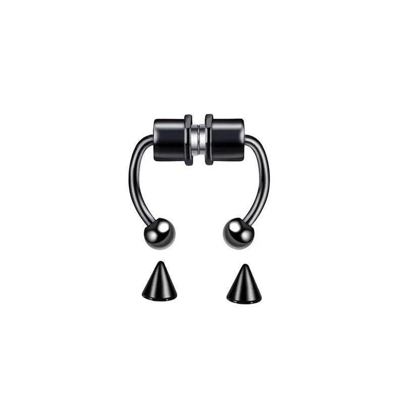 Fake Piercing Nose Septum Ring