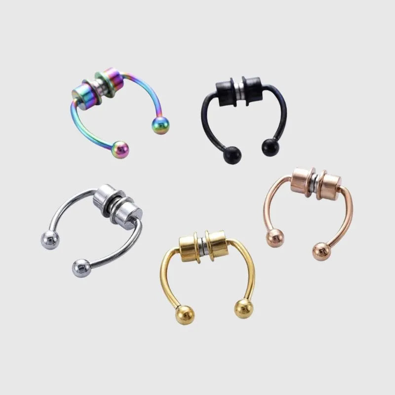 Fake Piercing Nose Septum Ring