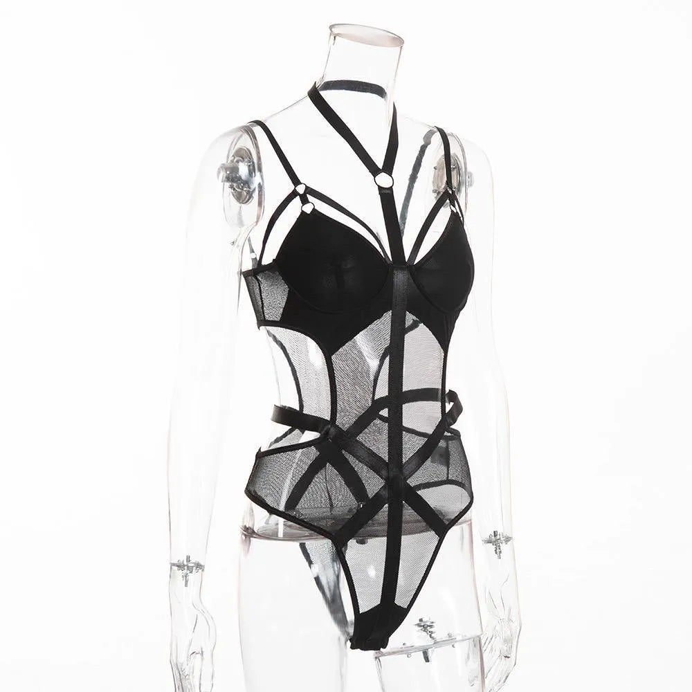 Gothic Mesh Bodysuit