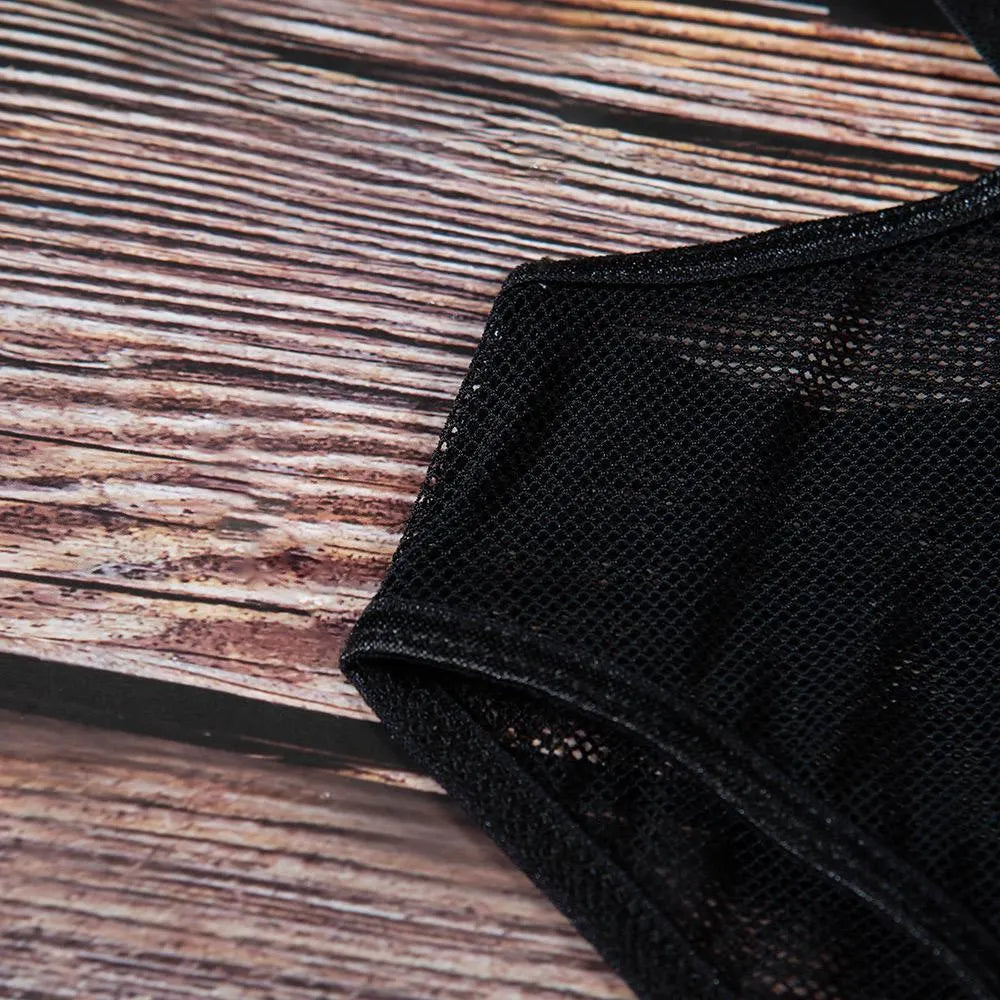 Gothic Mesh Bodysuit
