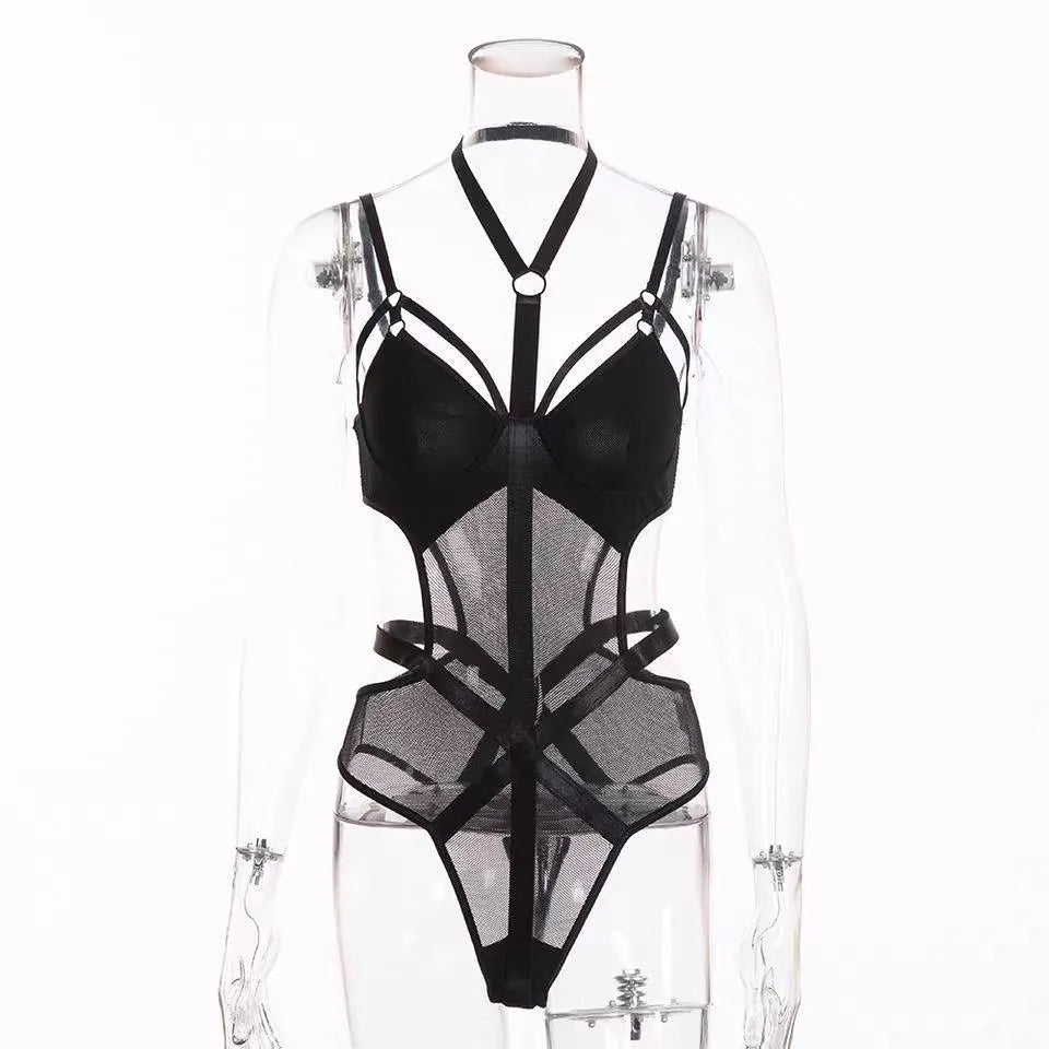 Gothic Mesh Bodysuit
