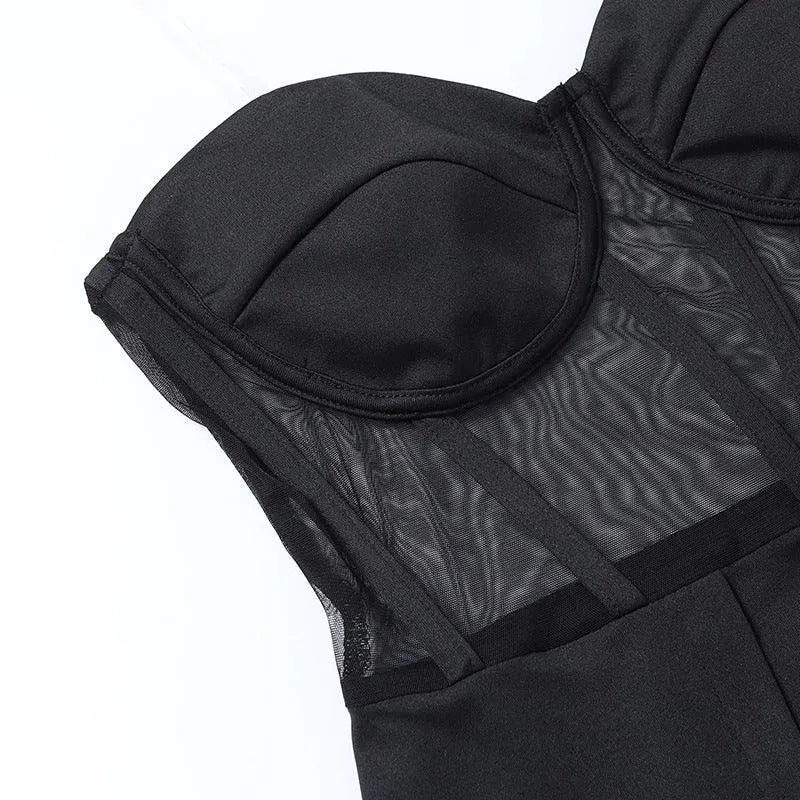 Night Bliss Slit Wrap Dress