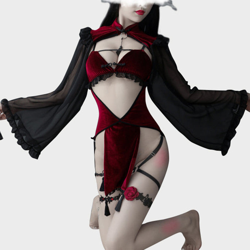 Love Is Love Cheongsam Lingerie Set
