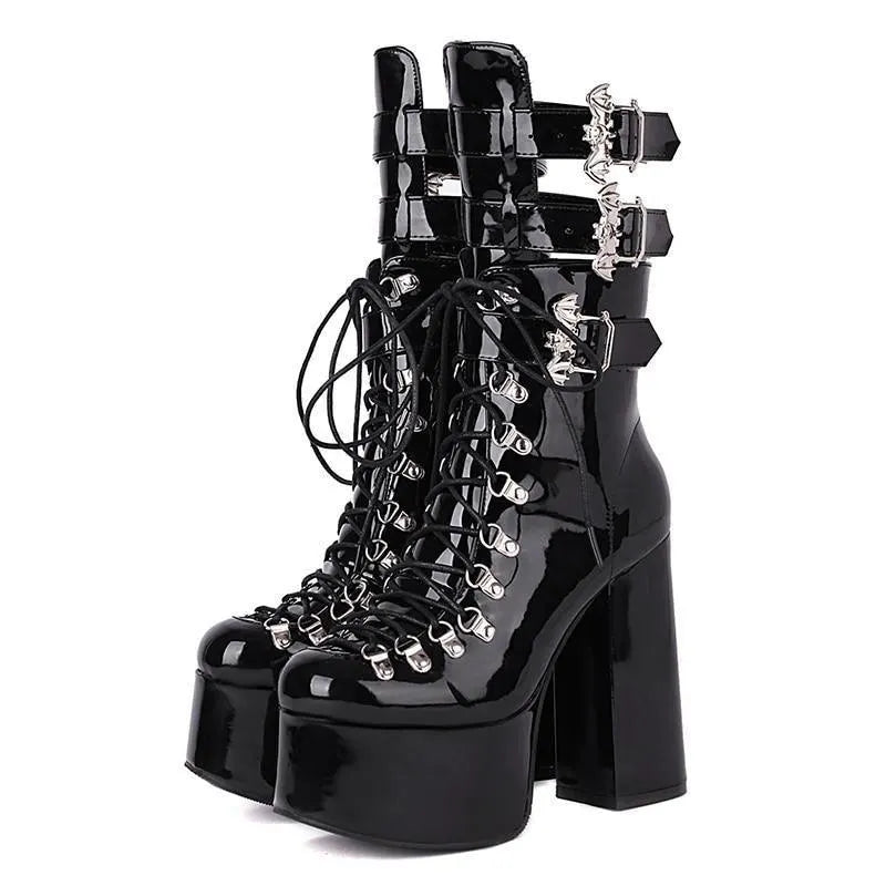 Furthest Thing Lace Up Platform Boots