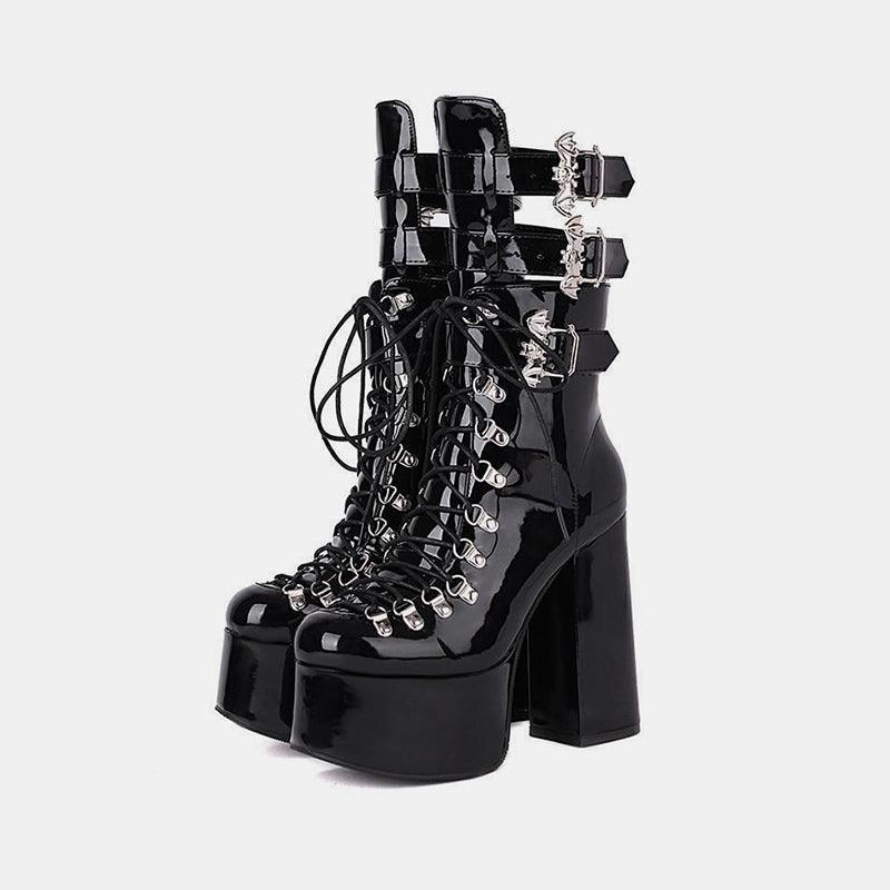 Furthest Thing Lace Up Platform Boots