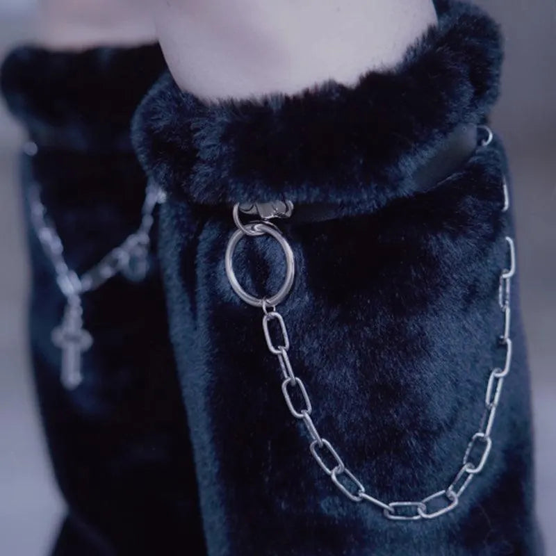 Punk Fur Leg Covers