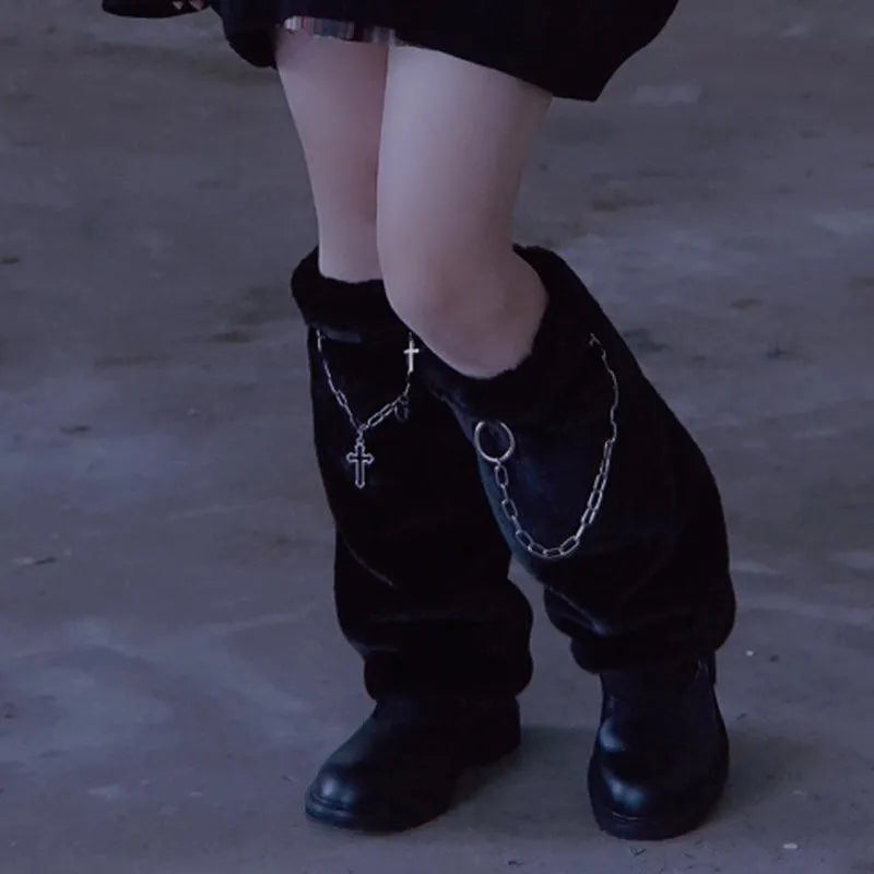 Punk Fur Leg Covers