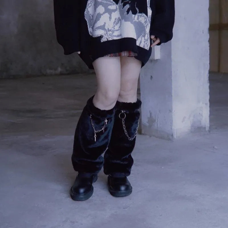 Punk Fur Leg Covers