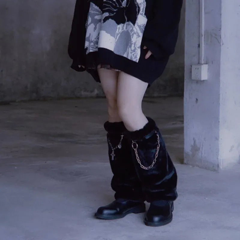 Punk Fur Leg Covers