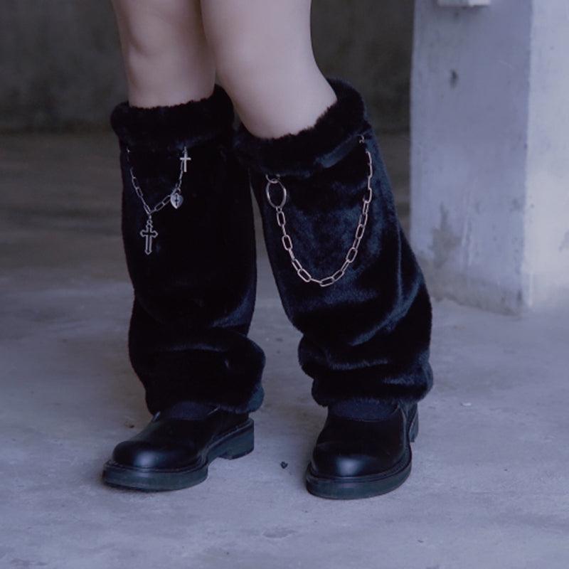 Punk Fur Leg Covers