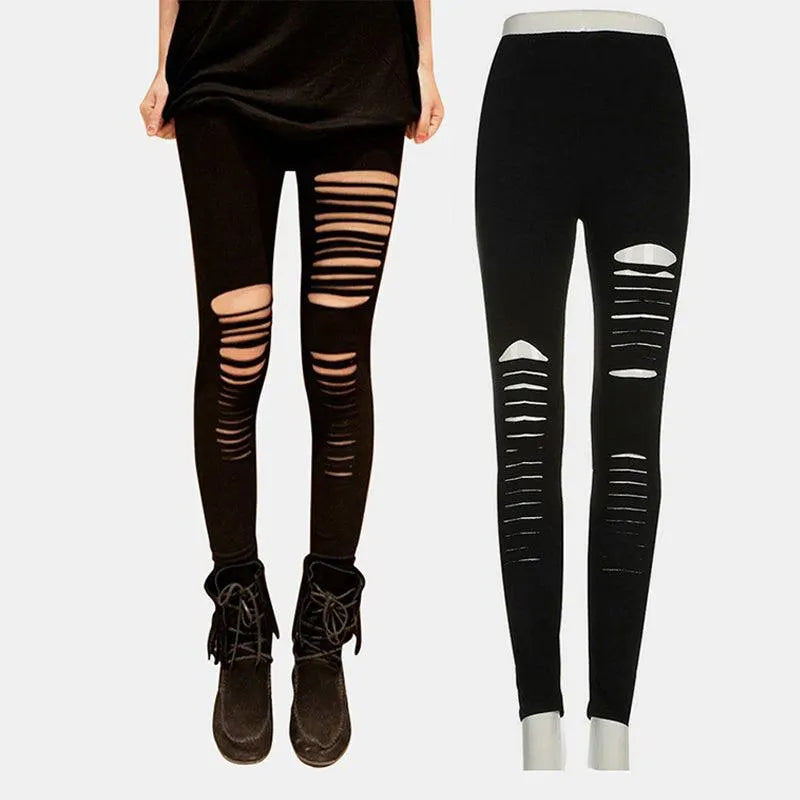 Punk Ripped Leggings