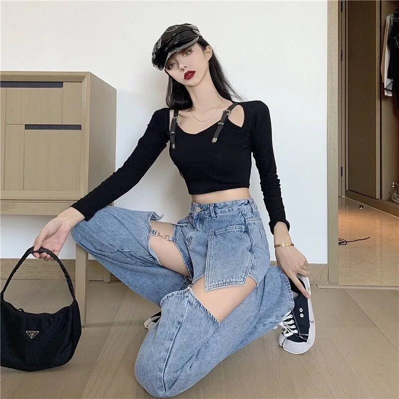 Removable Straight Pants