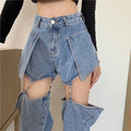 Removable Straight Pants