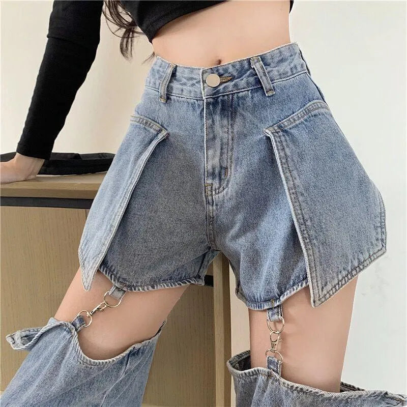 Removable Straight Pants