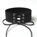 Goth Lace Up Choker