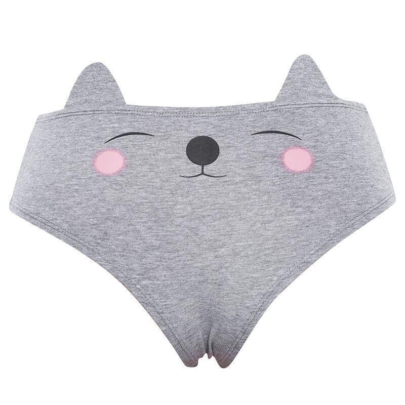 Cute Kitty Print Girls Briefs