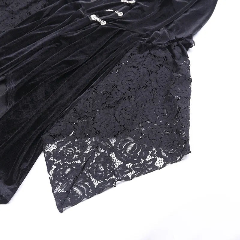 Nobility Elegant Velvet Dress