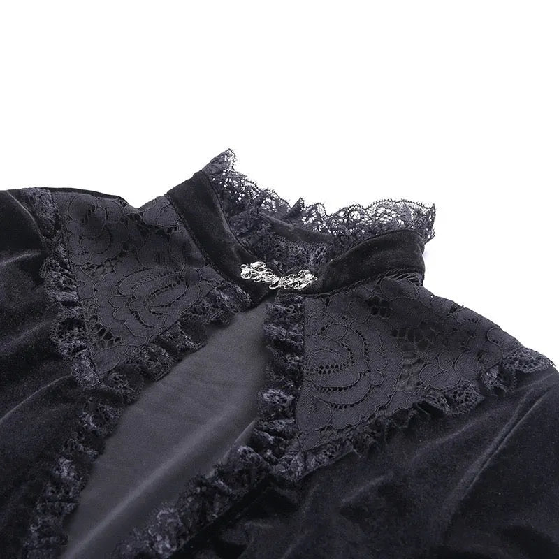 Nobility Elegant Velvet Dress