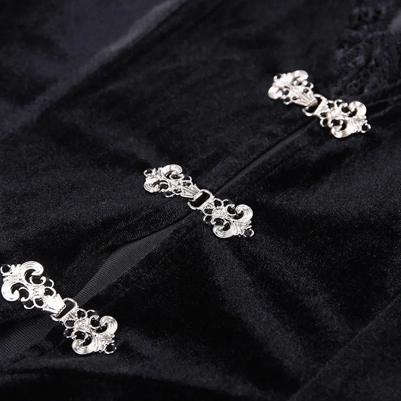 Nobility Elegant Velvet Dress