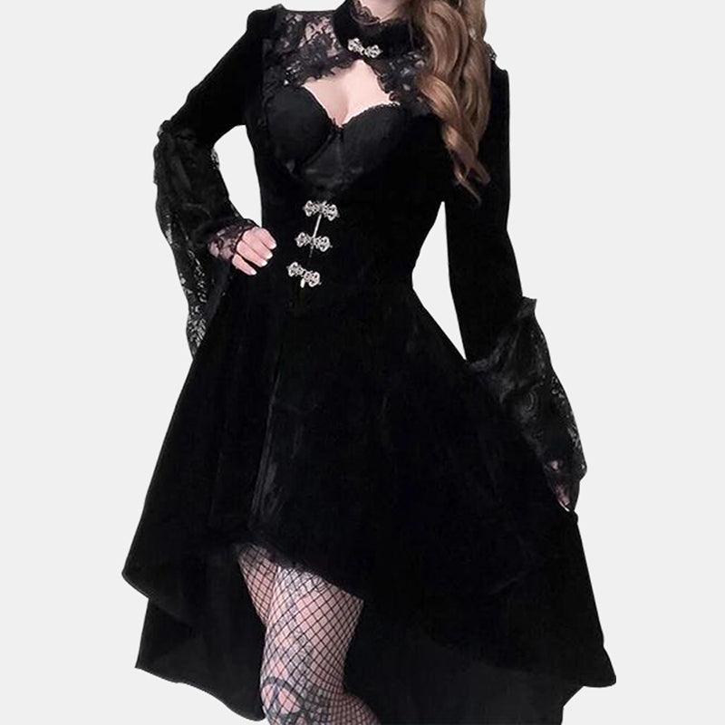 Nobility Elegant Velvet Dress