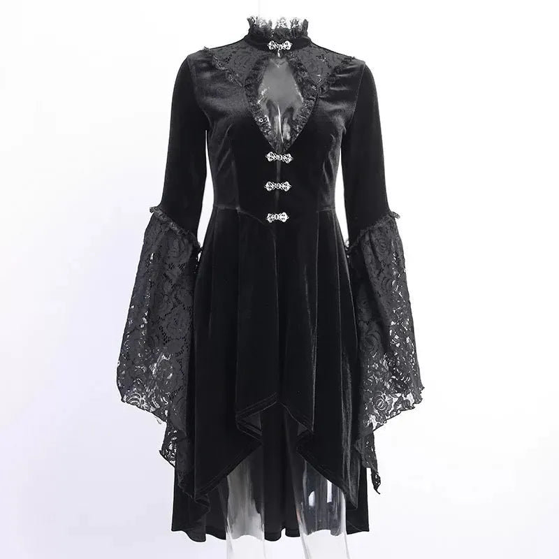 Nobility Elegant Velvet Dress