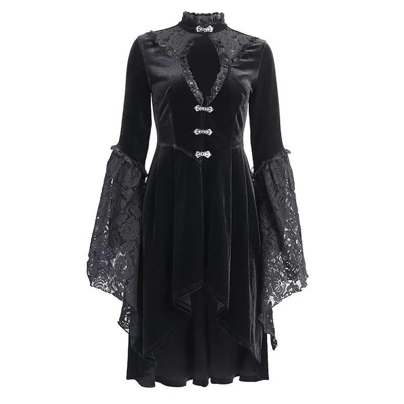 Nobility Elegant Velvet Dress