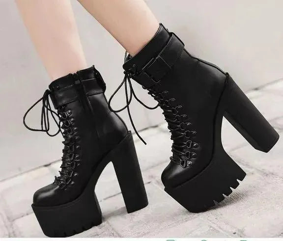 Lace Up Ankle Boots