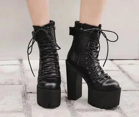Lace Up Ankle Boots