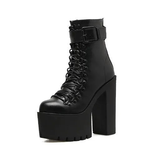 Lace Up Ankle Boots