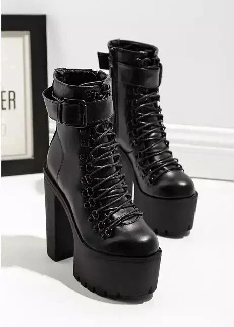 Lace Up Ankle Boots