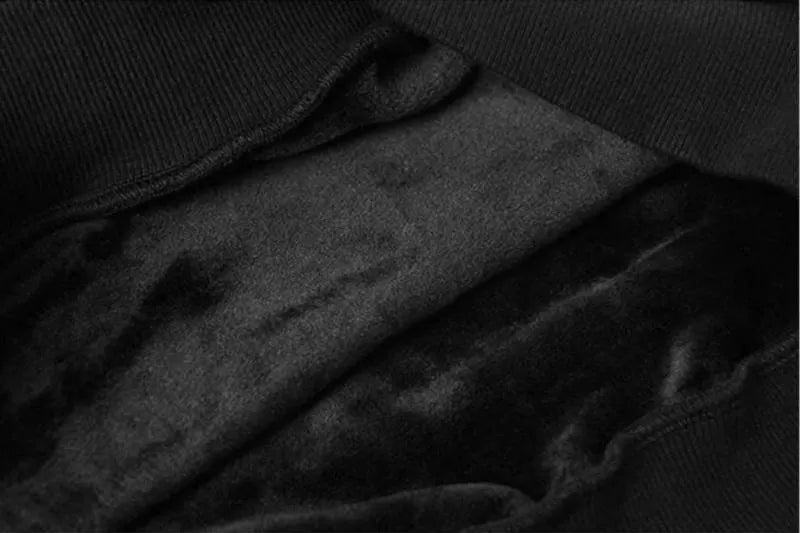 Black Little Devil Wings Oversize Hoodie