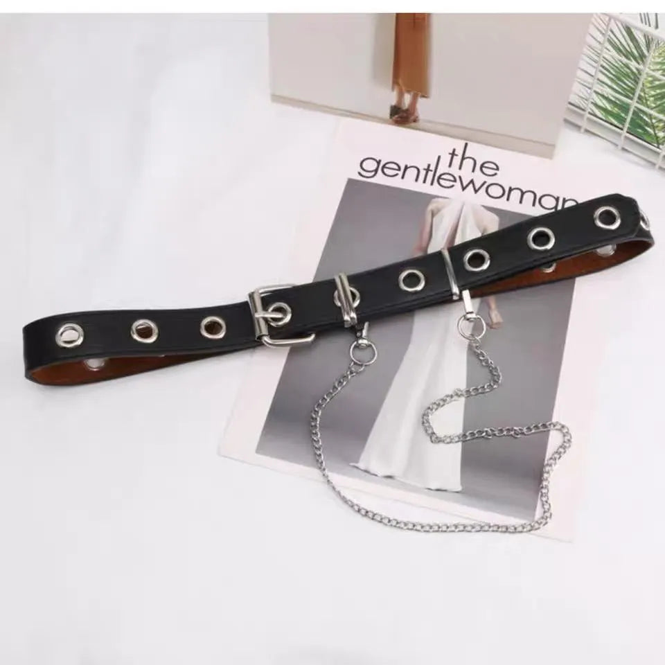 Buckle Waist Leather Belt