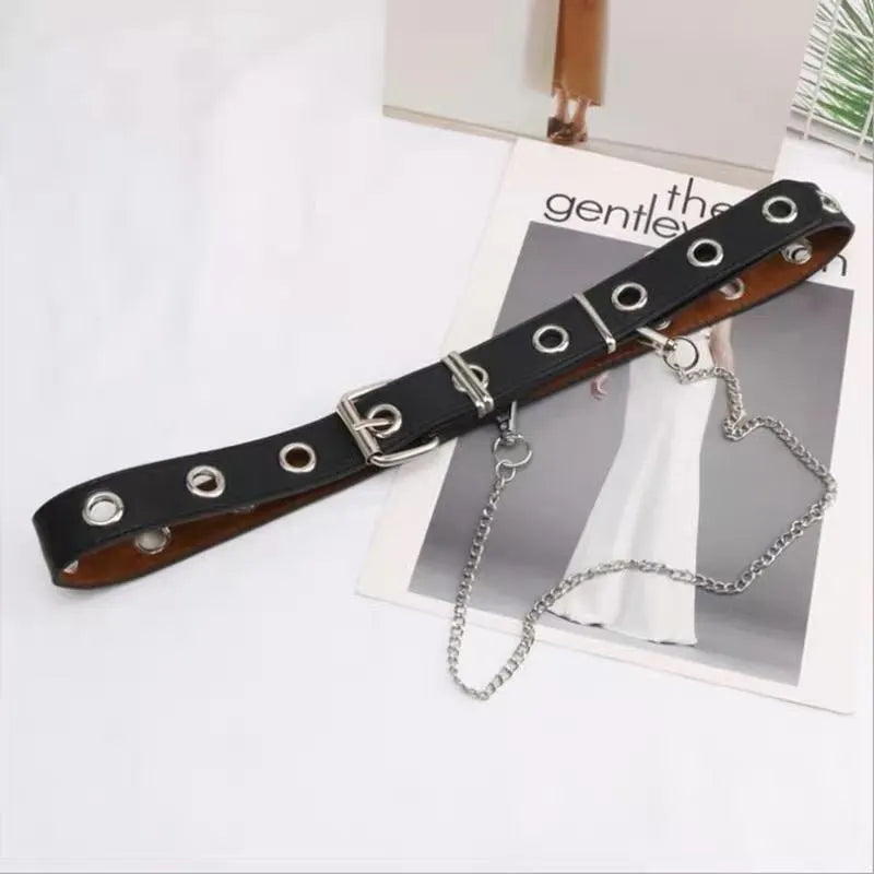 Buckle Waist Leather Belt