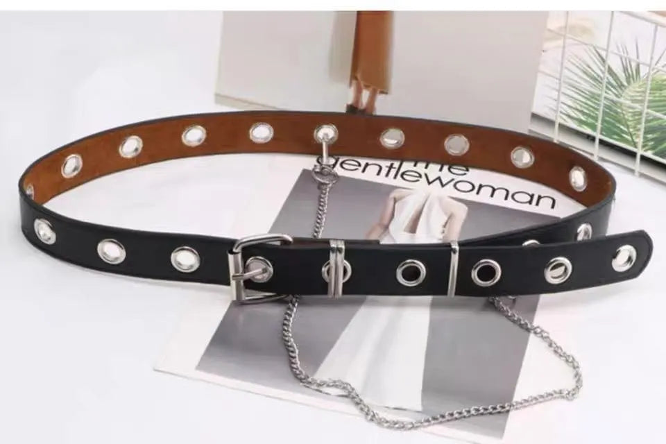 Buckle Waist Leather Belt
