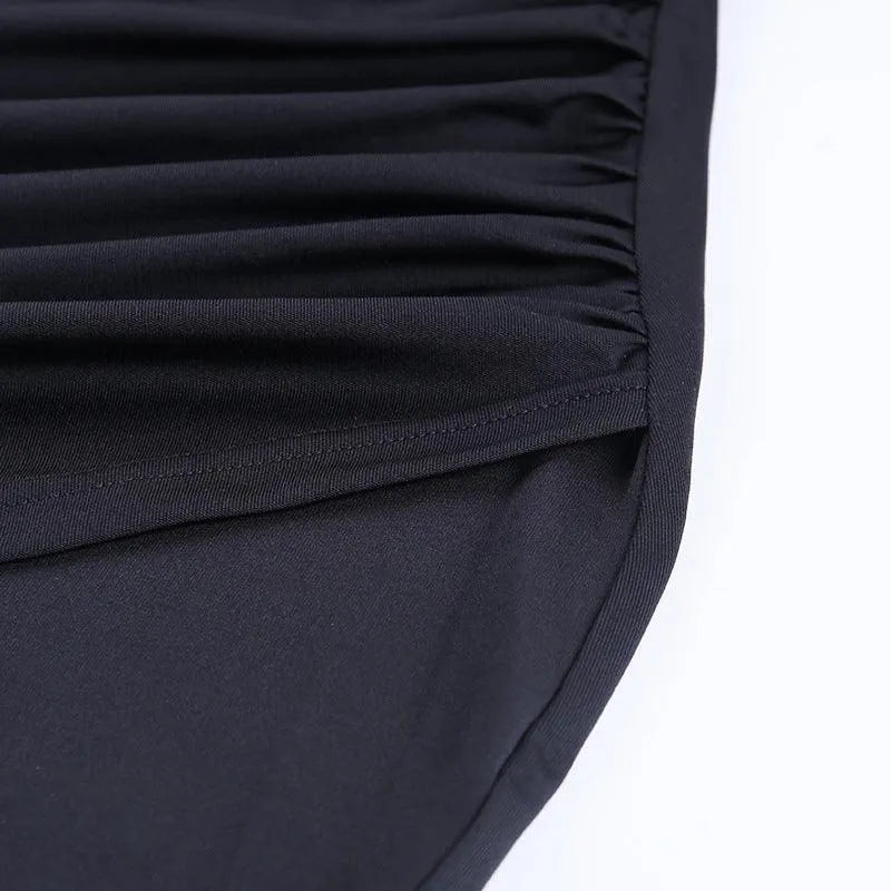 Lace Stitching Long-sleeved Dress