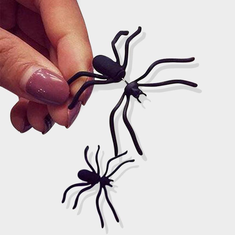 Black Spider Earring