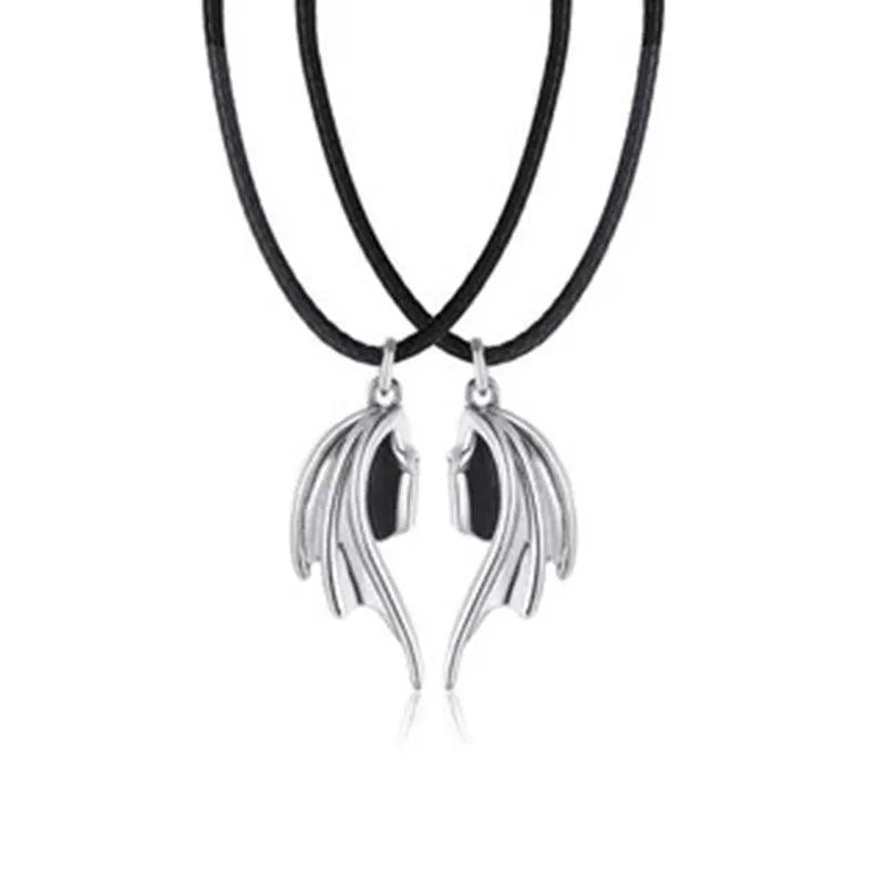 Devil and Angel Couple Necklace