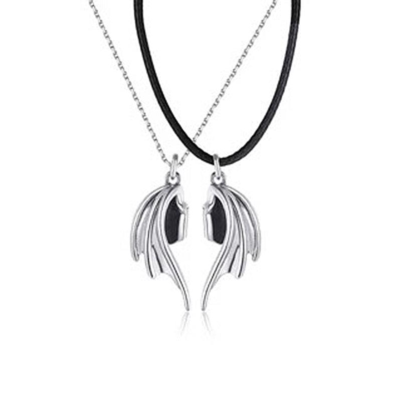 Devil and Angel Couple Necklace
