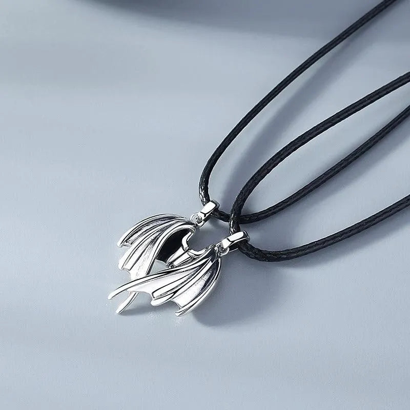 Devil and Angel Couple Necklace