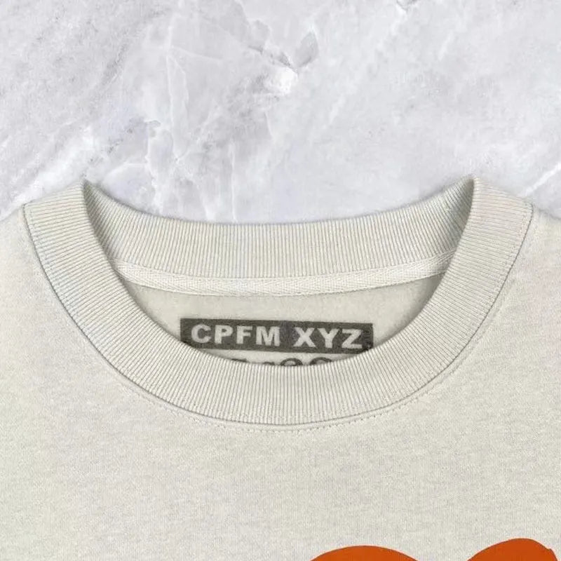 I Love Ghosts Round Neck Hoodie