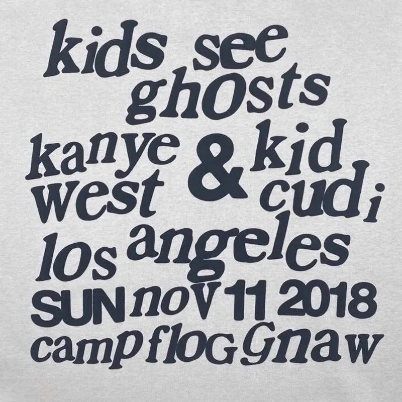 I Love Ghosts Round Neck Hoodie