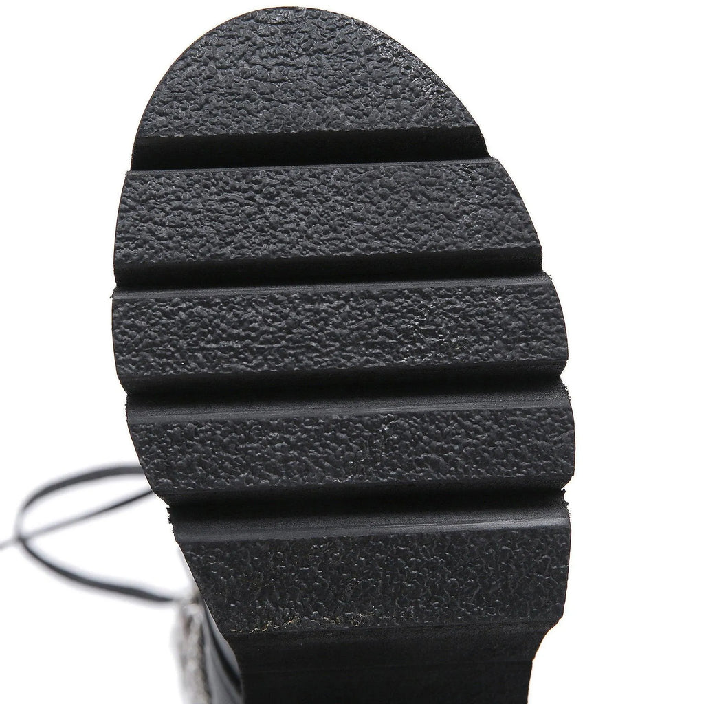 Rivet Buckle Martin Boots