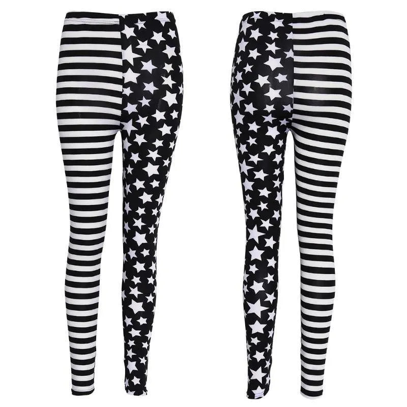 Stars Stripes Leggings Pants