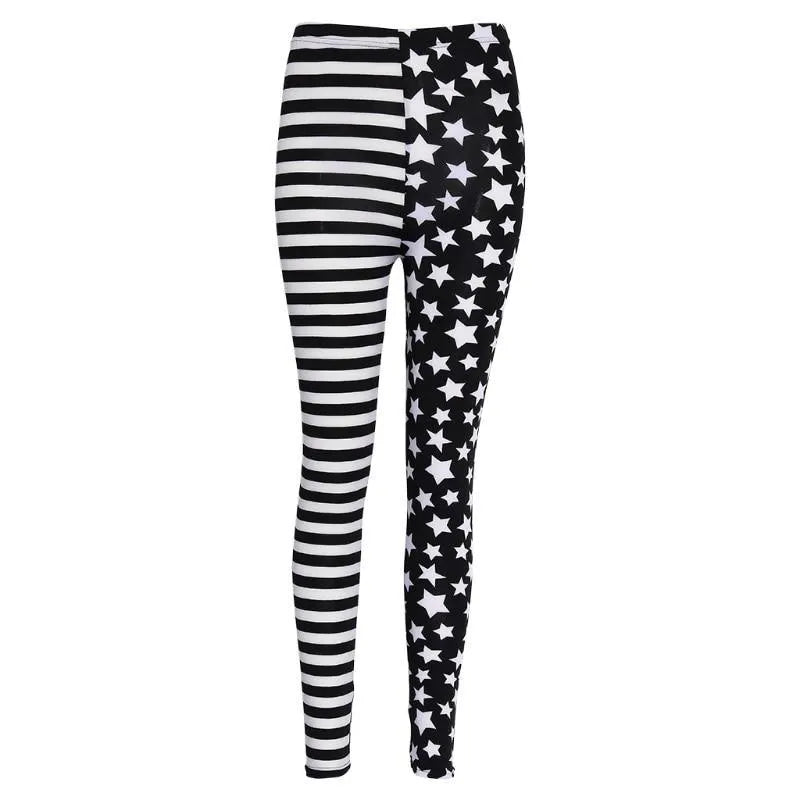 Stars Stripes Leggings Pants