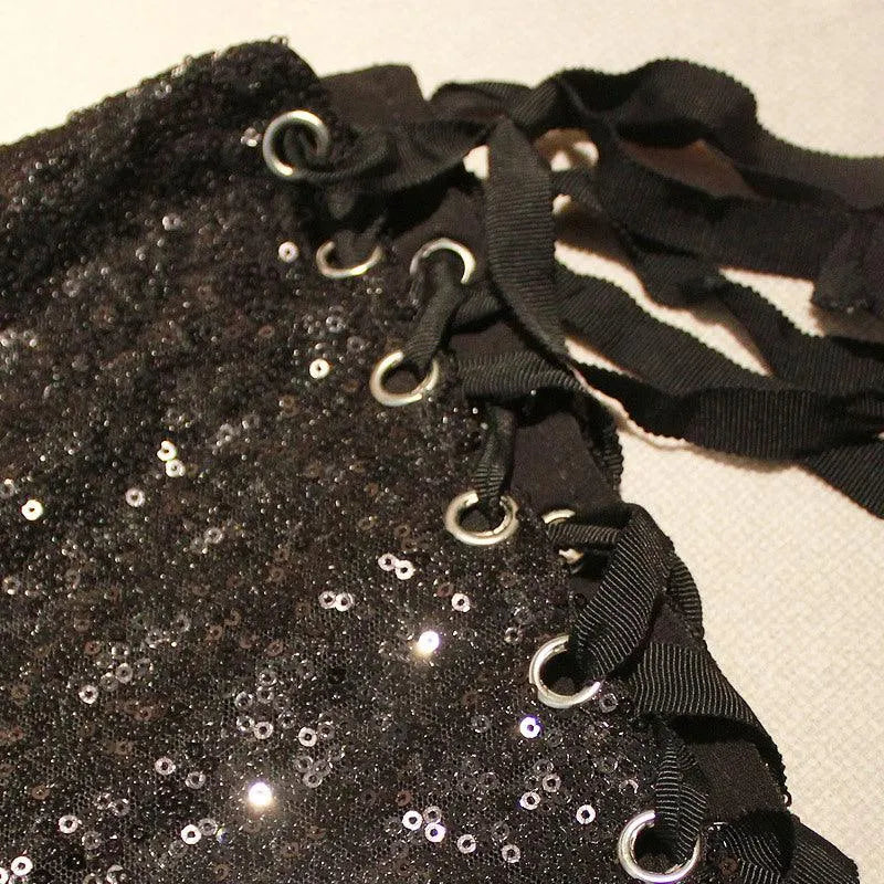 High Waist Hollow Out Hot Shorts