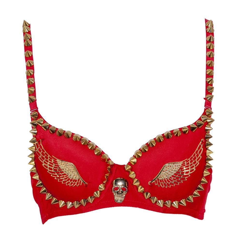 Rivet Wing Skeleton Bra