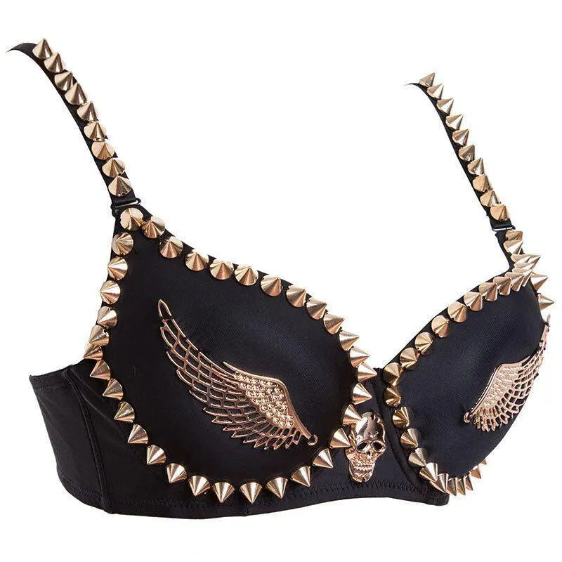 Rivet Wing Skeleton Bra