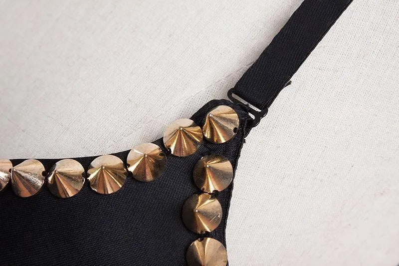 Rivet Wing Skeleton Bra