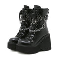 Punk Mid-calf Chain Martin Boots