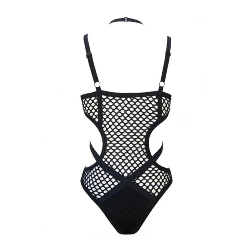 Gothic Fishnet Bodysuit